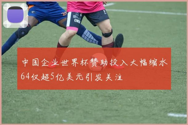 中国企业世界杯赞助投入大幅缩水64仅超5亿美元引发关注